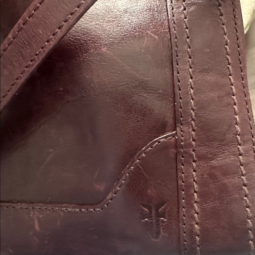 Frye Burgundy Melissa Crossbody Bag - Picture 4 of 4